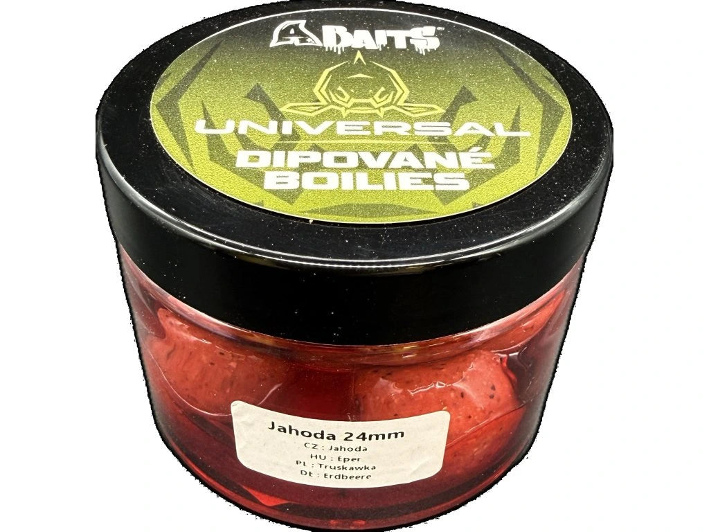 Dipped Boilies Universal Strawberry