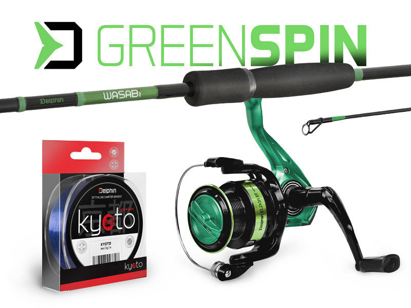 Spinnfischerset Delphin GreenSPIN