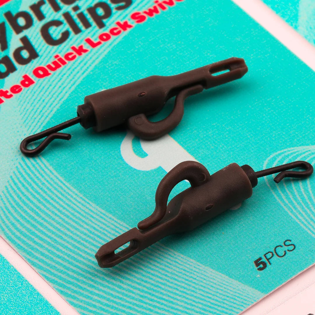 Hybrid lead clips Integrated Quick Lock swivel