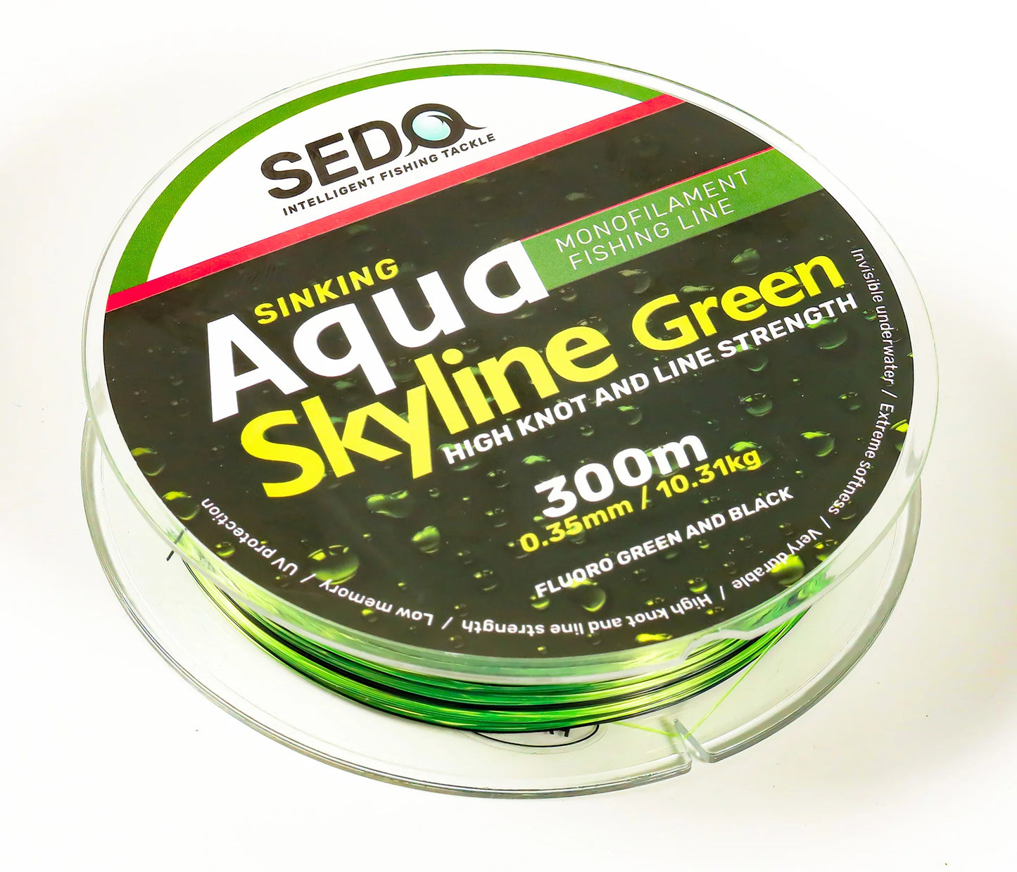 SEDO Aqua Skyline Grün 300 Meter monofile Angelschnur