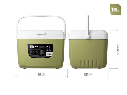 Kühlbox-Set Delphin TwiceBOX 2in1