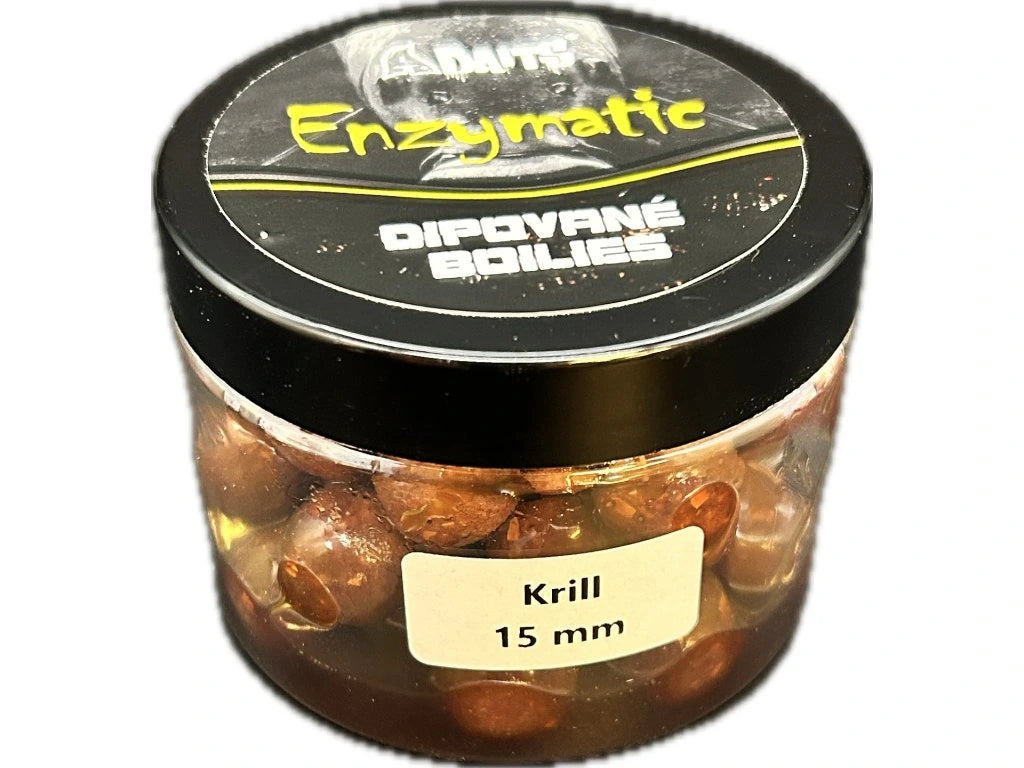 Dipped Boilies Enzymatischer Krill 15 mm 130 g