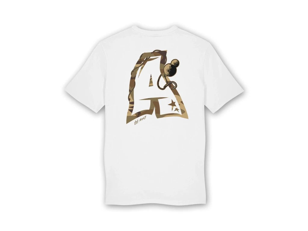 T-Shirt A Camo Weiß