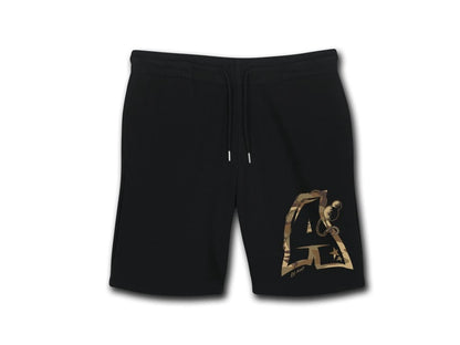 Shorts A Camo Schwarz