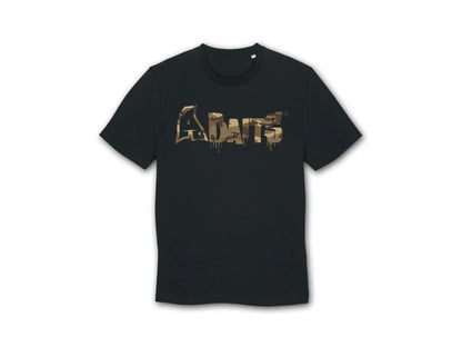 Kinder-T-Shirt A, Camouflage, Schwarz