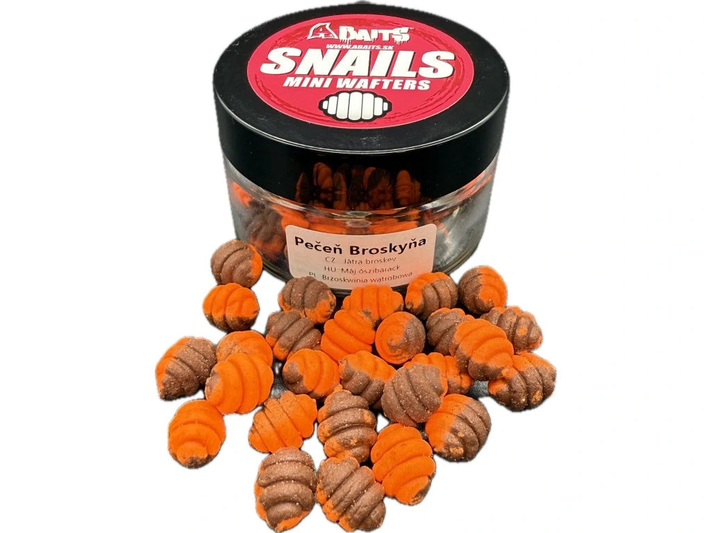 Schnecken, Wafters, Leberpfirsich