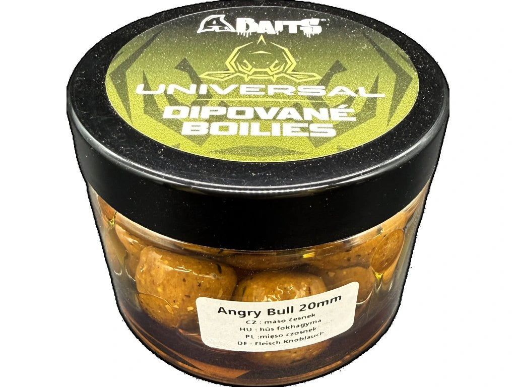 Dipped Boilies Universal Angry Bull