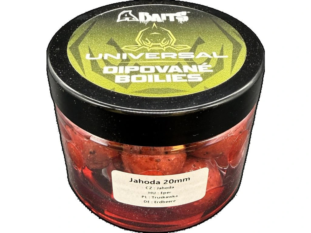 Dipped Boilies Universal Strawberry