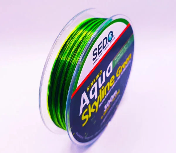 SEDO Aqua Skyline Grün 300 Meter monofile Angelschnur