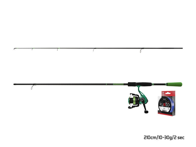 Spinnfischerset Delphin GreenSPIN