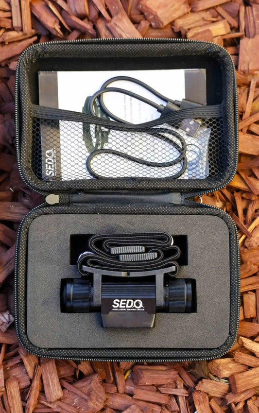 Set Preis BluRay Ultra Power Stirnlampe+SEDO Aqua Ultra Yellow Line 1200 m 0,35mm