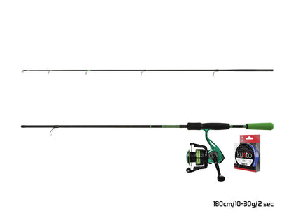 Spinnfischerset Delphin GreenSPIN
