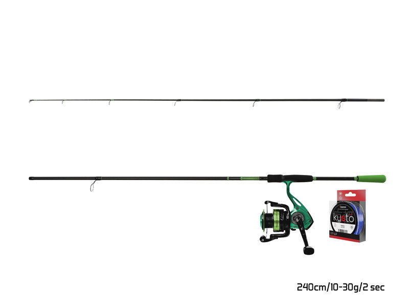 Spinnfischerset Delphin GreenSPIN