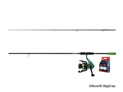 Spinnfischerset Delphin GreenSPIN