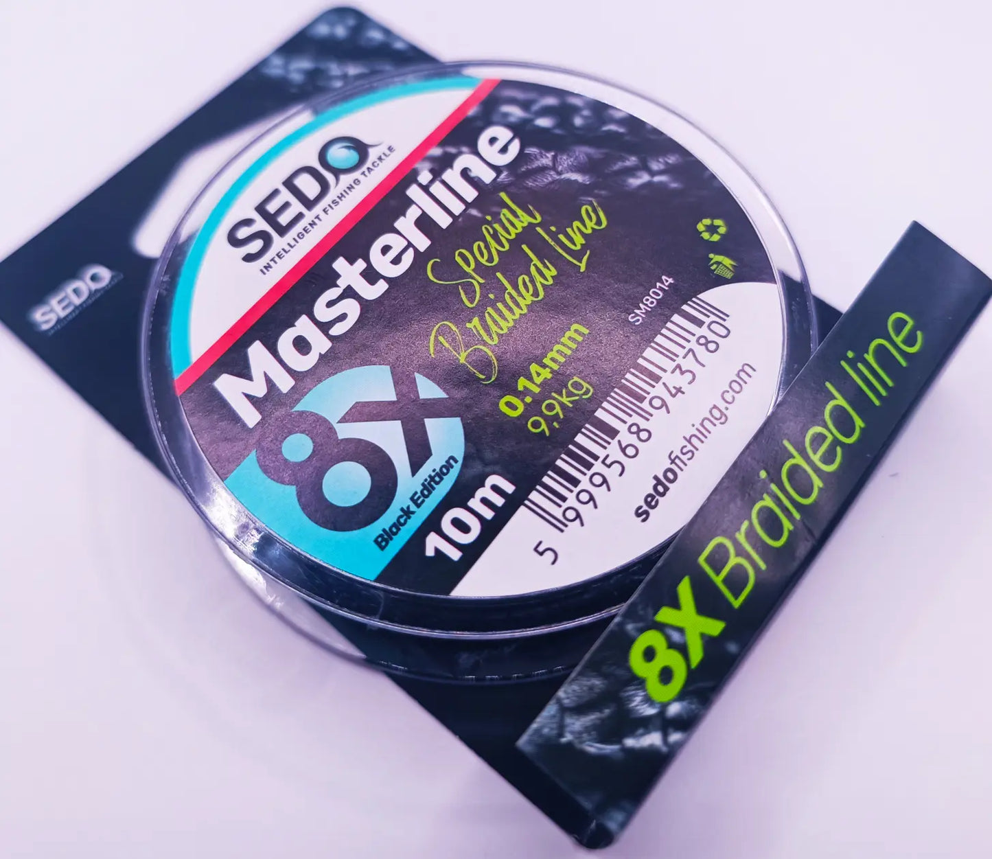 Masterline 8X Special Braided Line – Black Edition