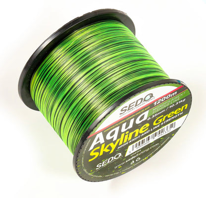 SEDO Aqua Skyline Grün 1200 Meter monofile Angelschnur