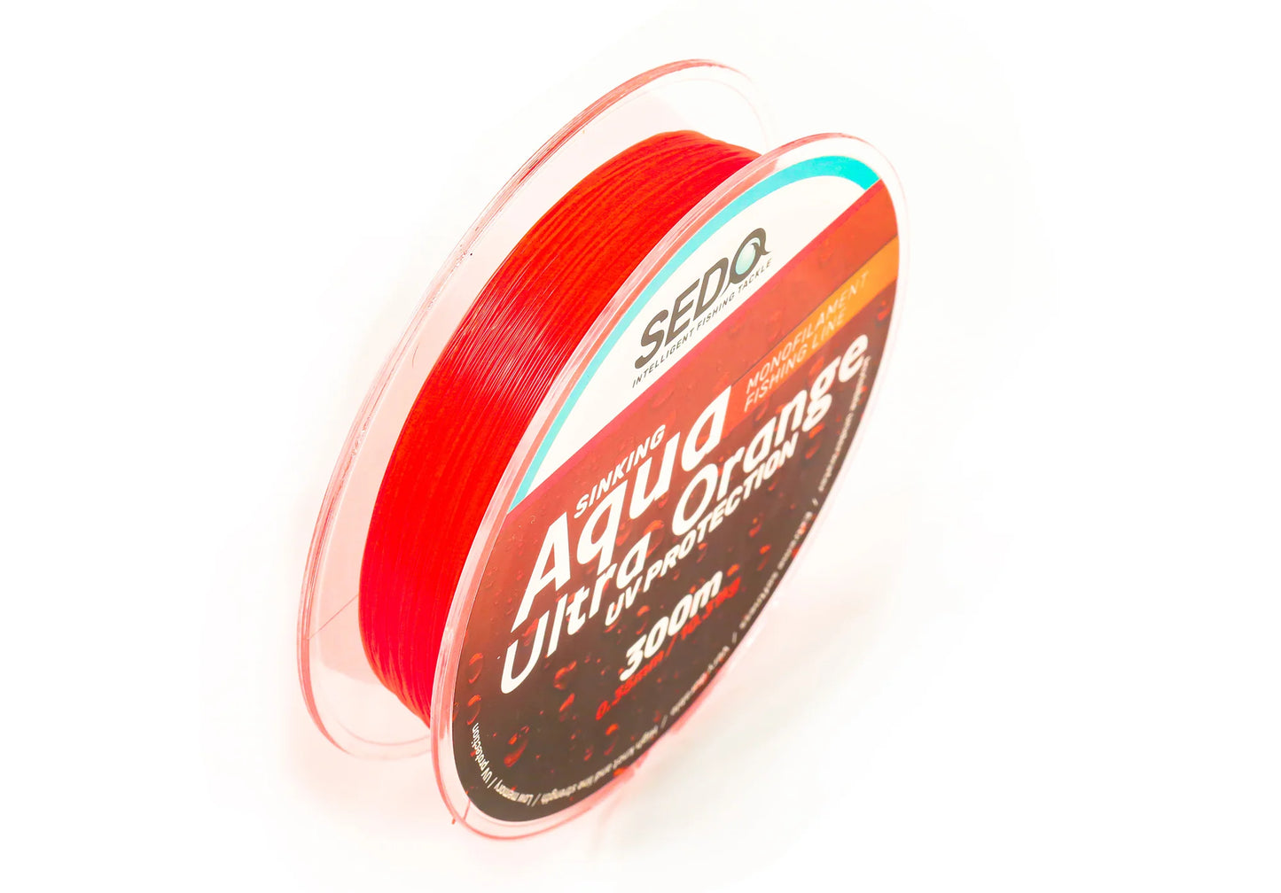 SEDO Aqua Ultra Orange 300 Meter monofile CO-Polymer Angelschnur