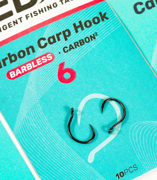 Carbon Carp Hook Barbless