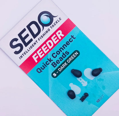 Feeder Quick Connect Beads – Dark Green