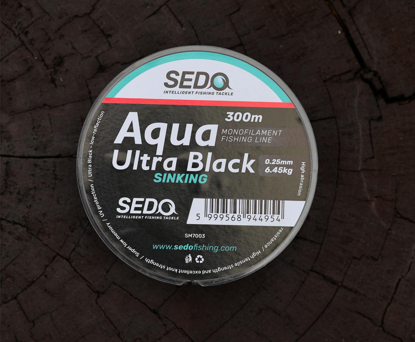 SEDO Aqua Ultra Black 300 Meter Monofile Angelschnur