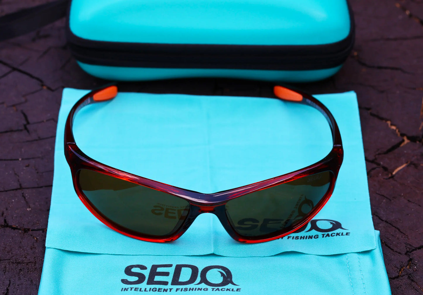 SEDO Amber Deepwater Polarisierte Sonnenbrille – amber transparenter Rahmen / braune Gläser