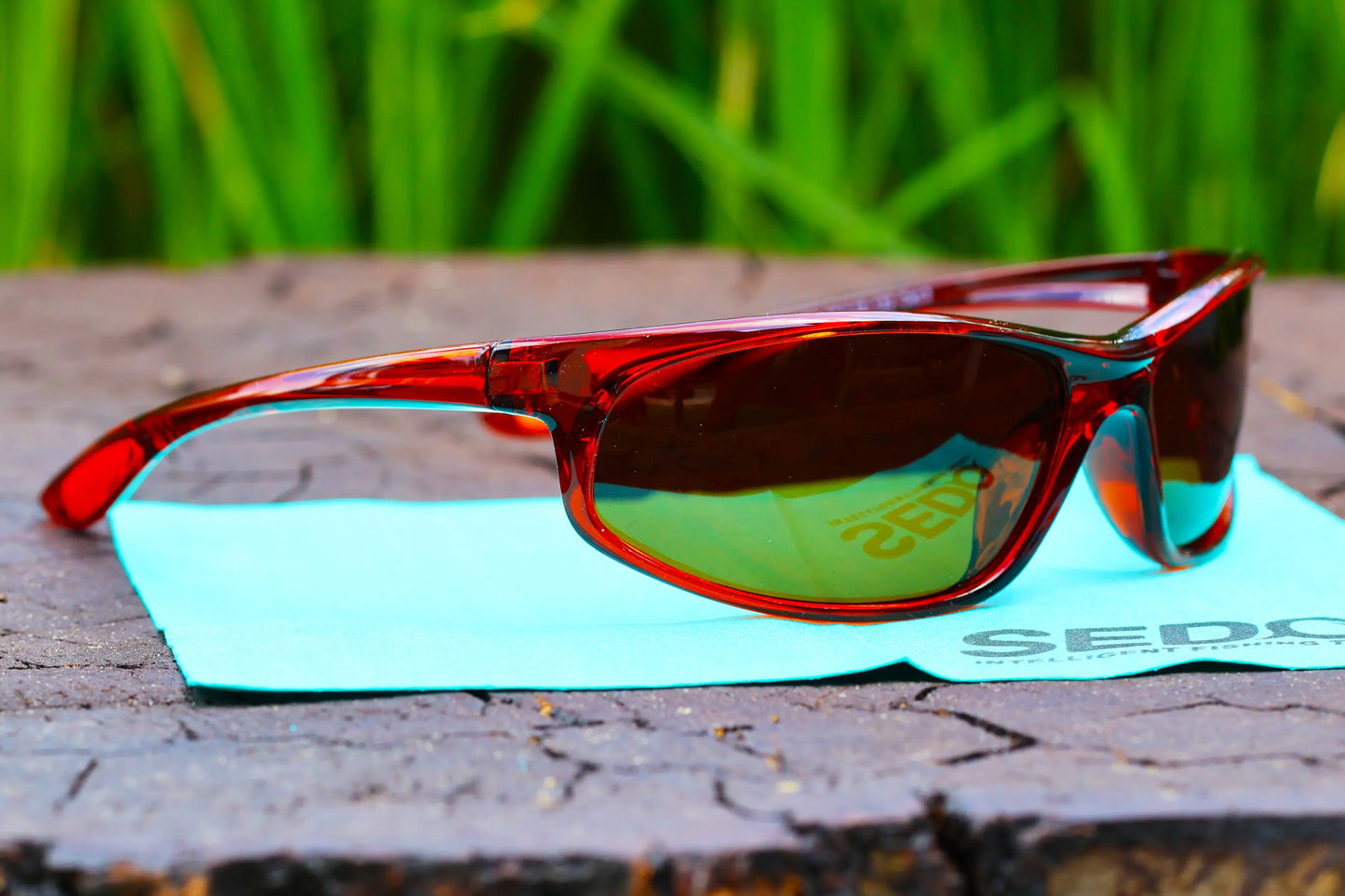 SEDO Amber Deepwater Polarisierte Sonnenbrille – amber transparenter Rahmen / braune Gläser