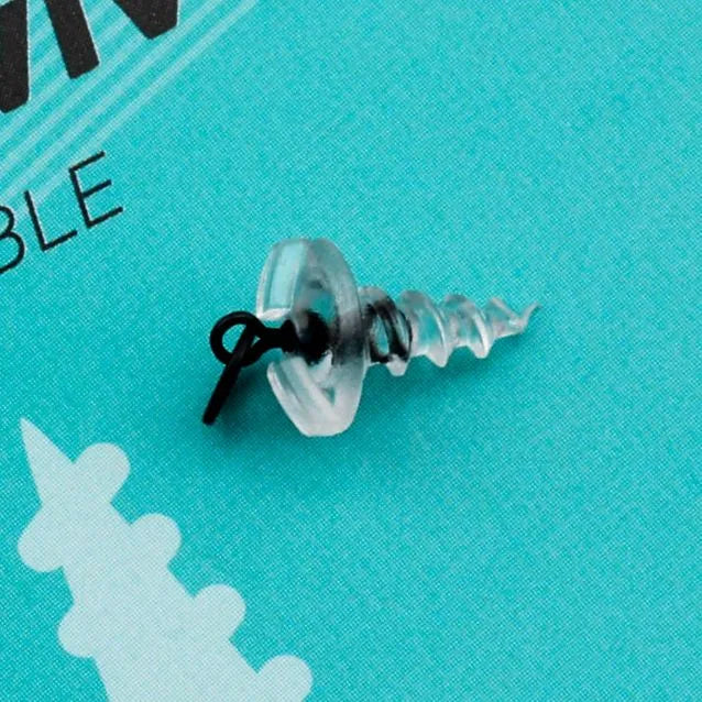 Invisible Baits Screw with Swivel