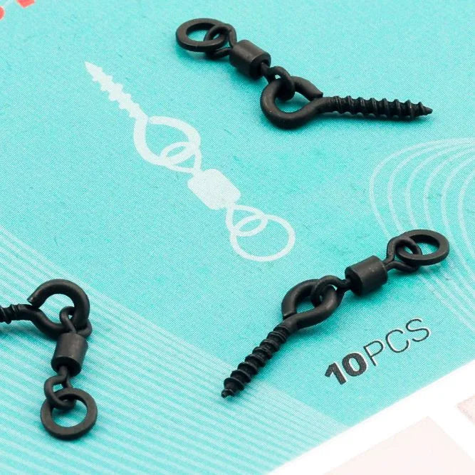 Long  Fast Bait Screw with Swivel