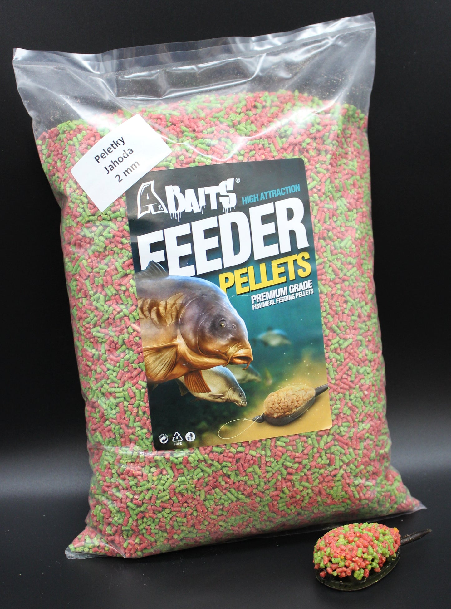 Futterpellets 2 mm Erdbeere 1 kg