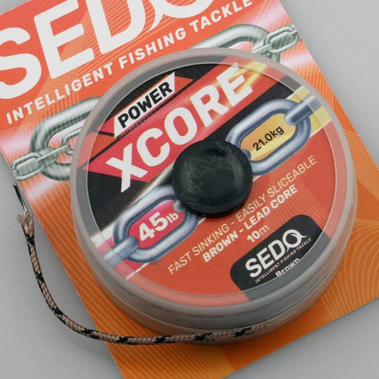 Power Xcore Leadcore 45lbs 10 Meter Brown