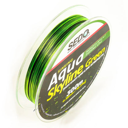 SEDO Aqua Skyline Grün 300 Meter monofile Angelschnur