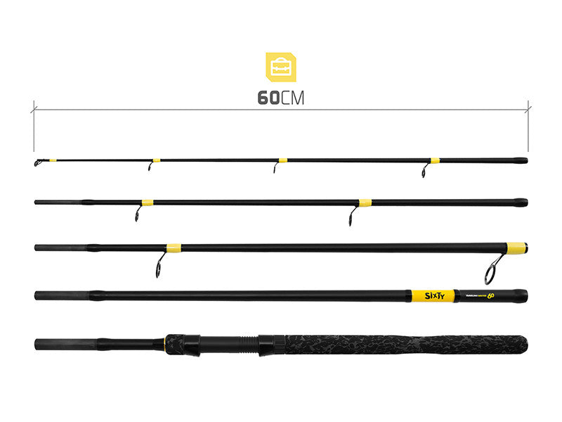 Delphin SIXTY 280 cm/100 g/5 Teile