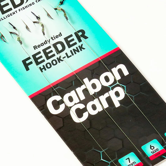 Carbon Carp Ready tied feeder hook-link