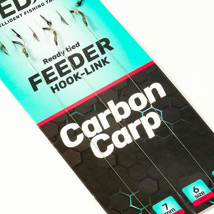 Carbon Carp Ready tied feeder hook-link